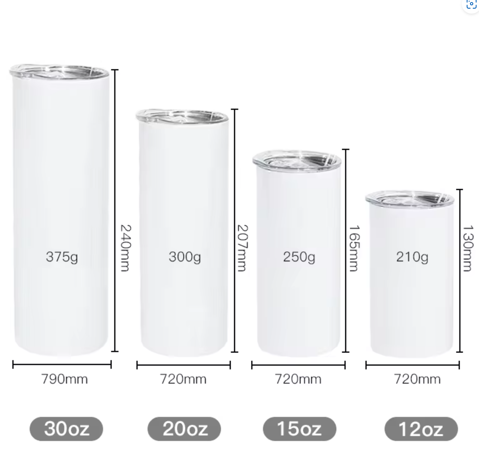 15 Oz Straight Tumbler: Sublimation & Personalization Made Easy