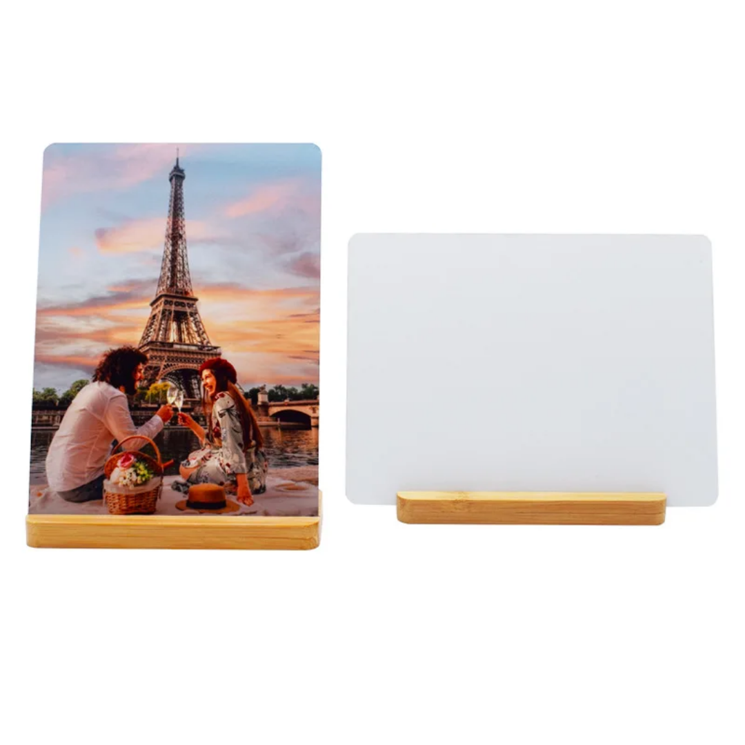 A5 Display Sign & Base Set Sublimation & Personalization Made Easy