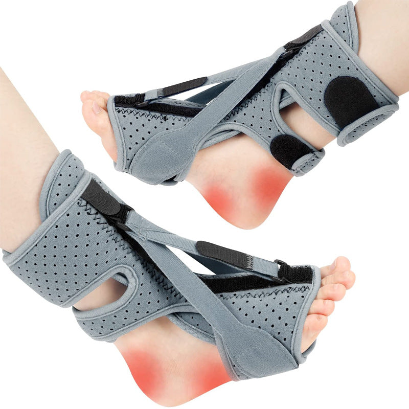 Foot and Ankle Fixed Orthotic Support – Stabilizing Brace (Grey)