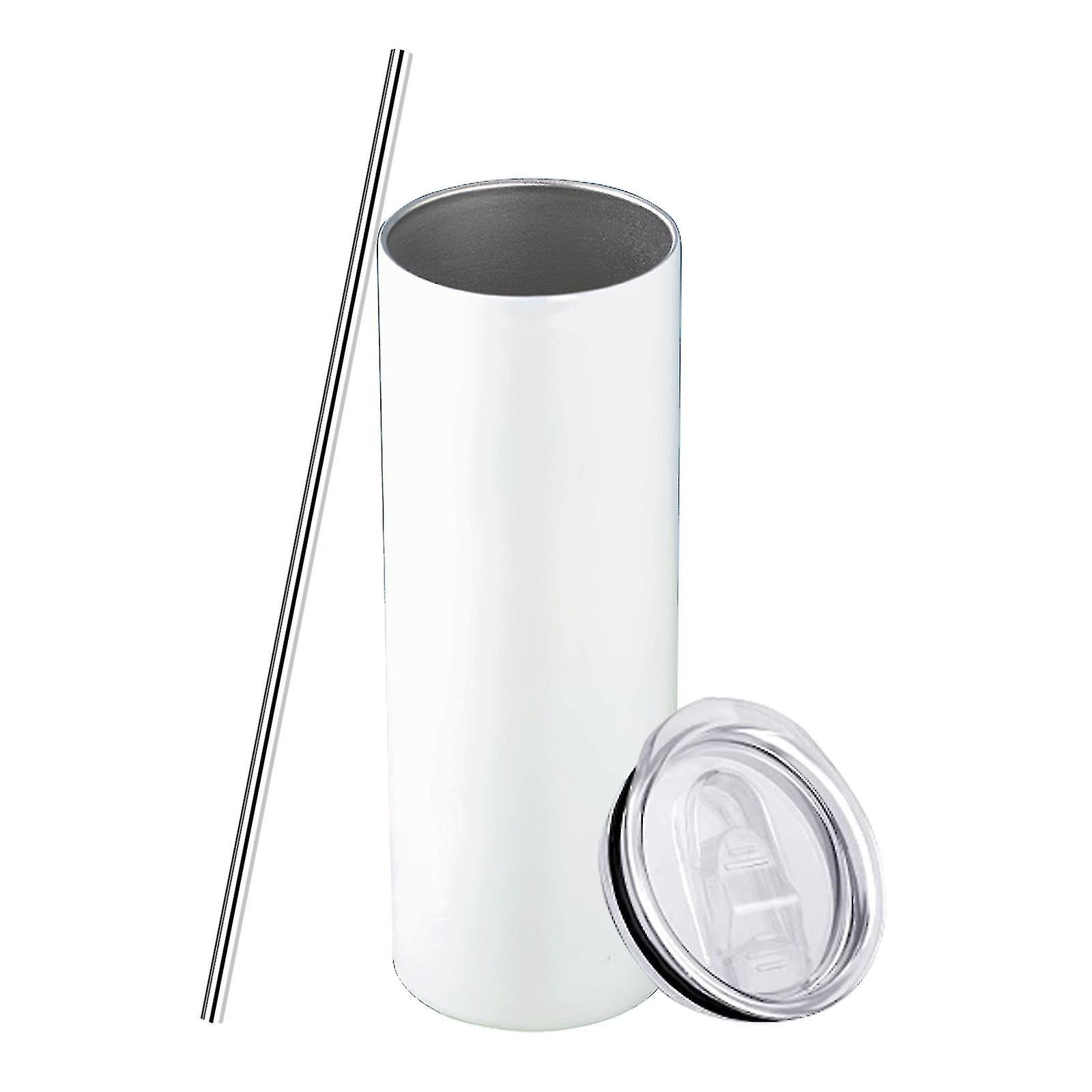 White 20oz Straight Skinny Tumblers for Sublimation 