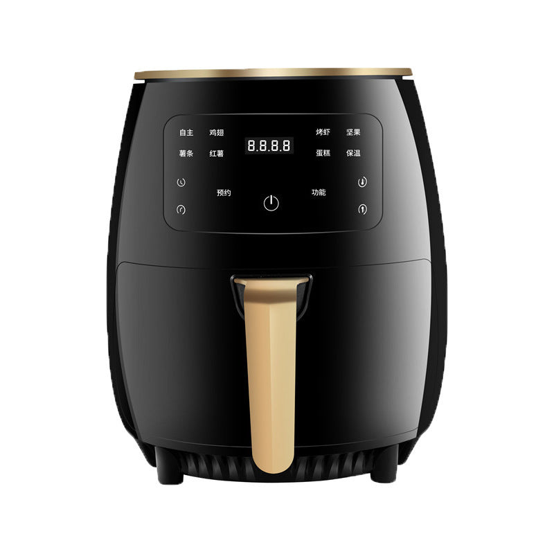 6L Multifunctional Touch-Screen Air Fryer – 1400 W (Black) (Discounted Packaging)