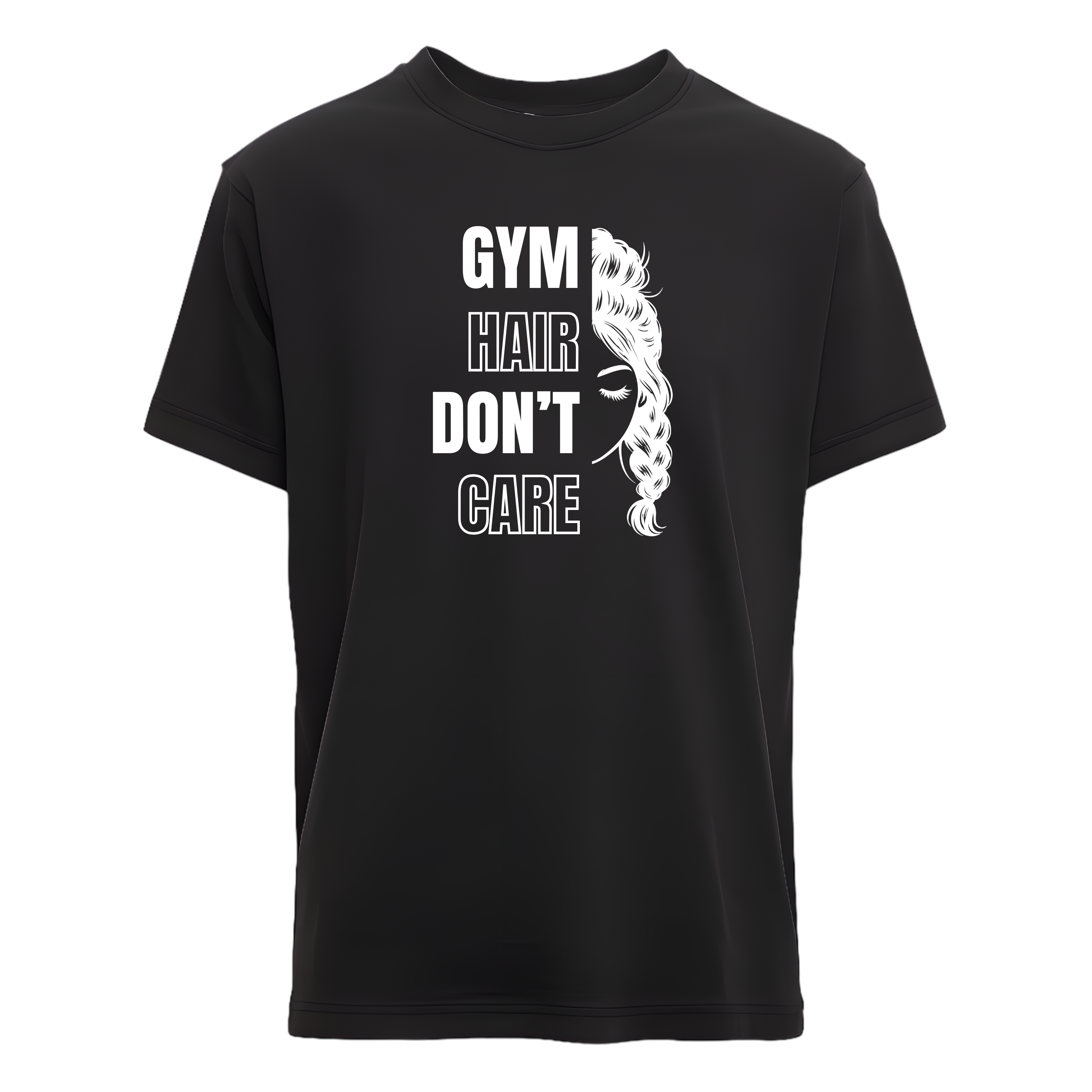 "Gym Hair" - Humorous T-shirt - Black - Lifestyle Gifting