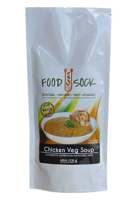 Food Sock - Chicken/Veg Soup: Affordable Meals