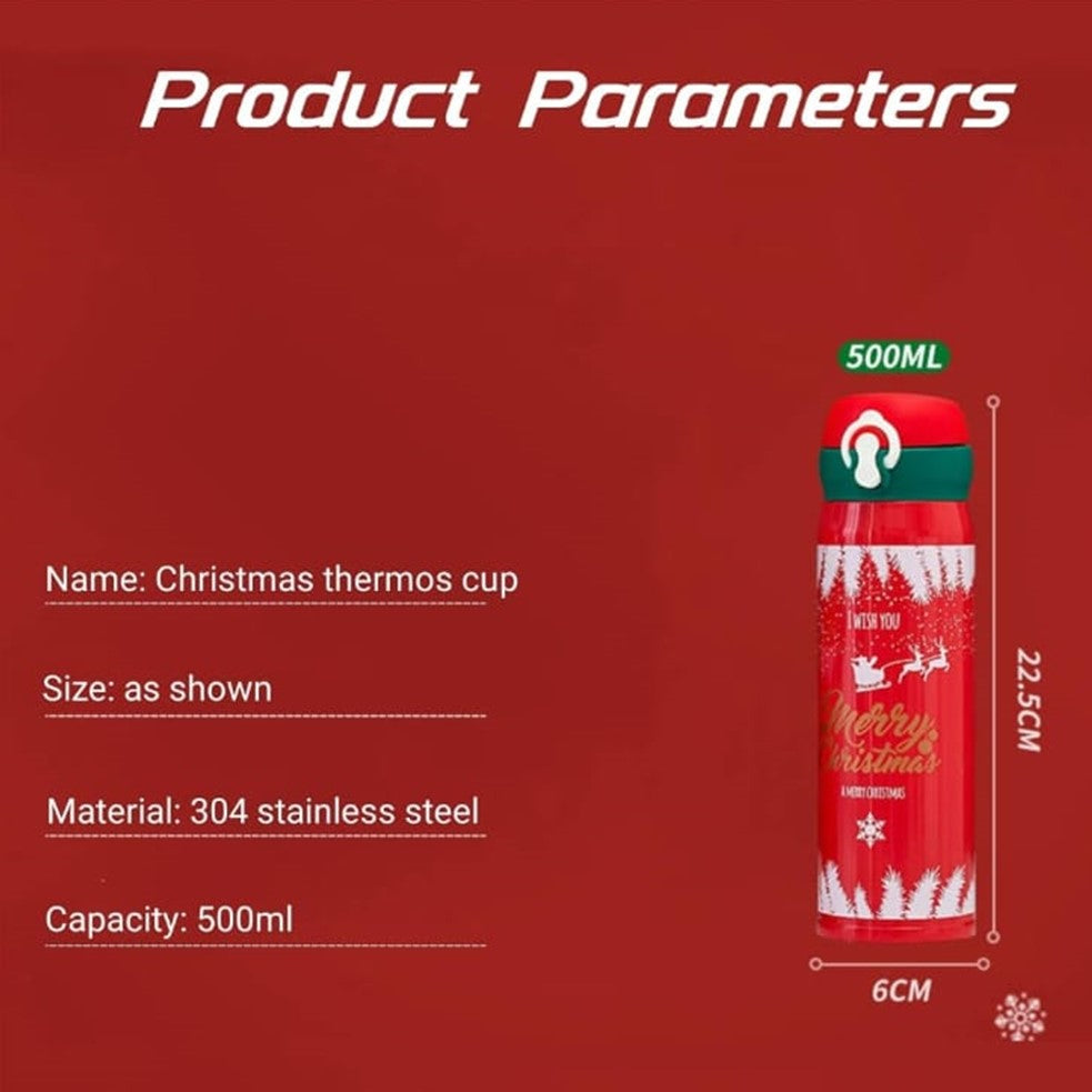 500ml Flasks: Christmas Themed
