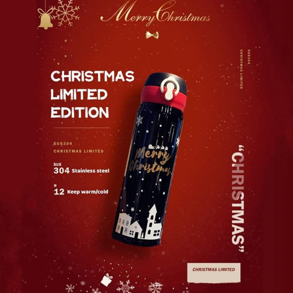 500ml Flasks: Christmas Themed