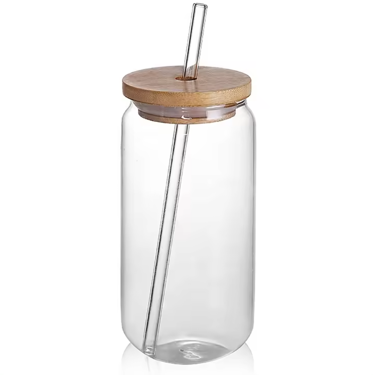 16Oz Glass Bamboo Tumbler: Perfect for Permanent Vinyl