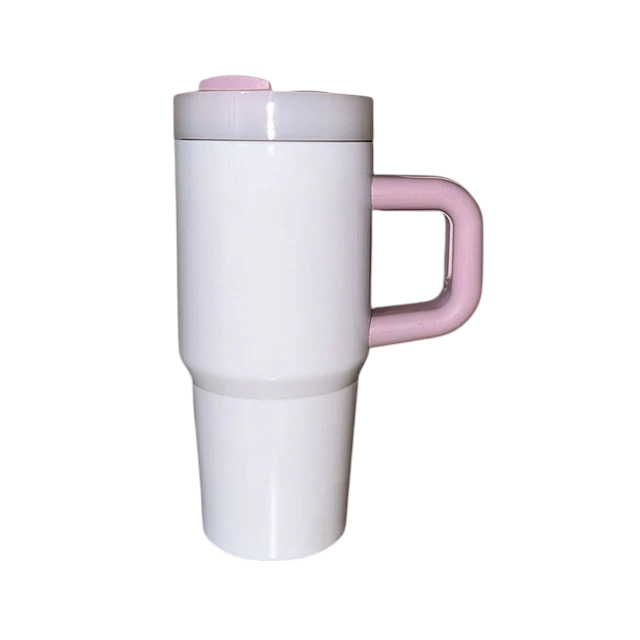 14Oz Travel Tumbler: Colour Handle: Sublimation & Personalization Made Easy