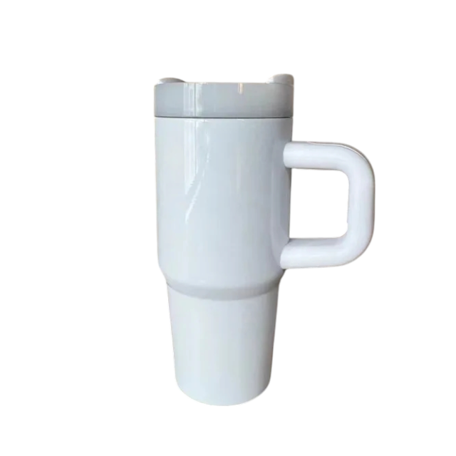 14Oz Travel Tumbler: Colour Handle: Sublimation & Personalization Made Easy