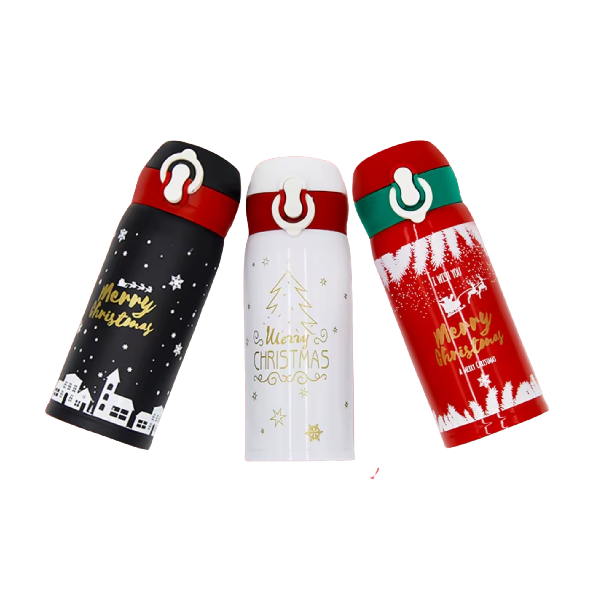 500ml Flasks: Christmas Themed