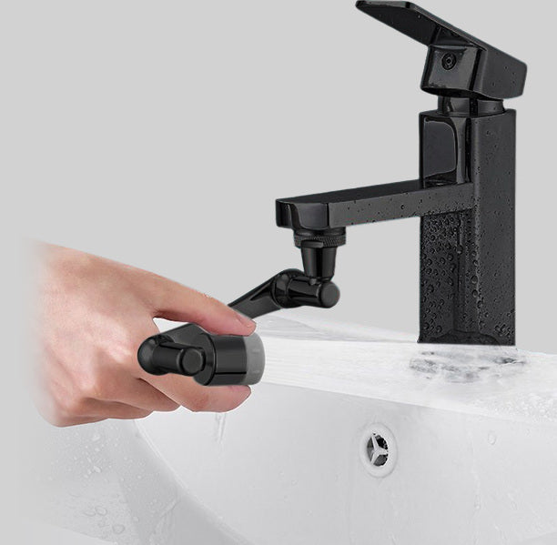 All Copper Faucet Extender – Durable Washbasin Attachment (Black)