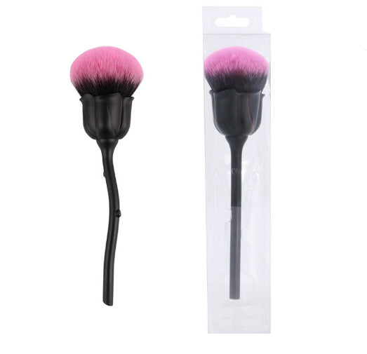 Rose Large Powder Brush – Nylon Fiber