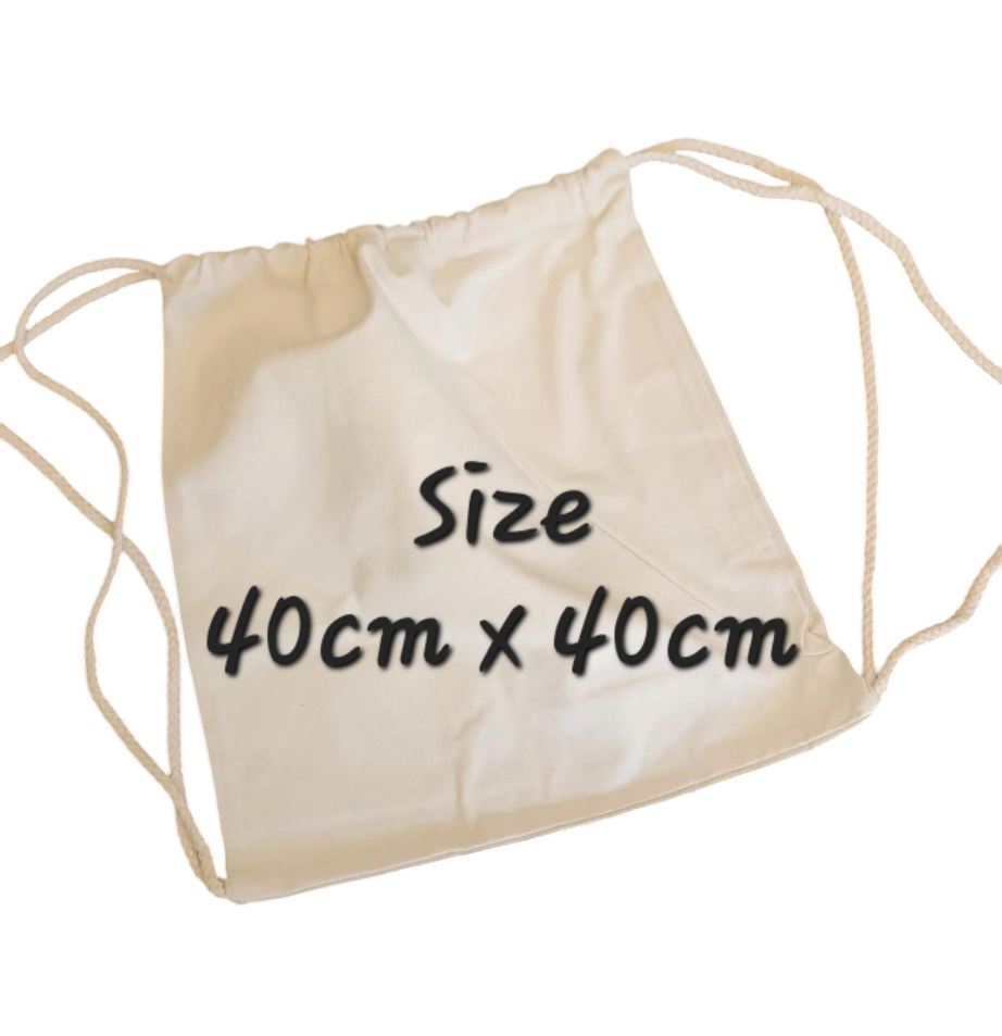 Polyester Drawstring Bag: Personalize with DTF Application