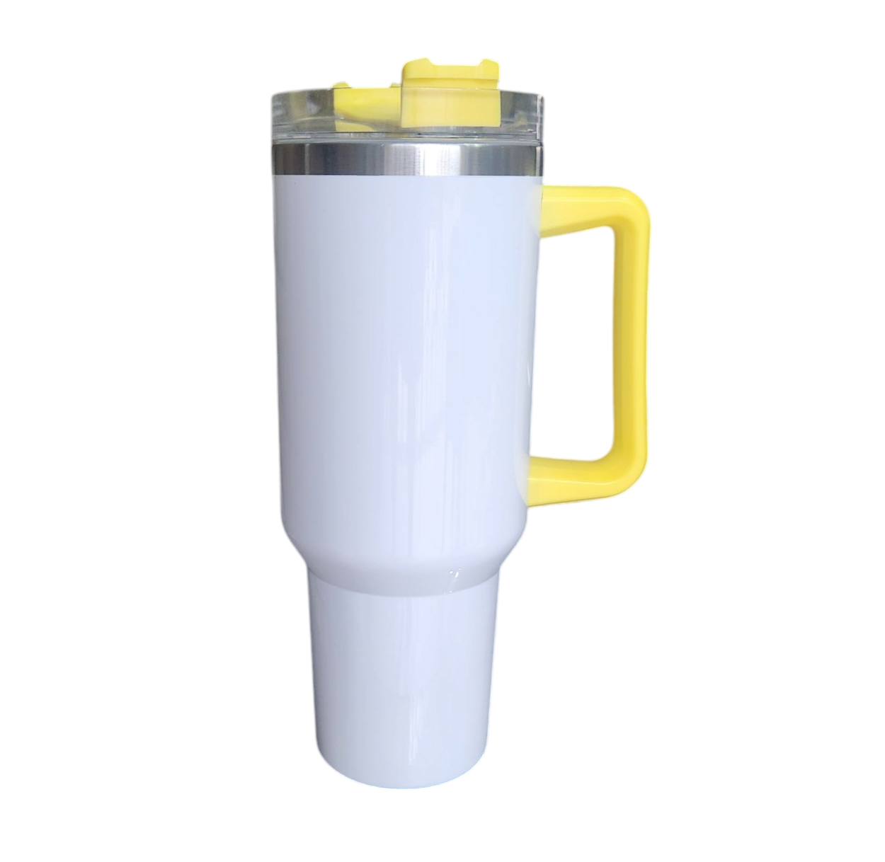 40Oz Travel Tumbler: Colour Handle: Sublimation & Personalization Made Easy