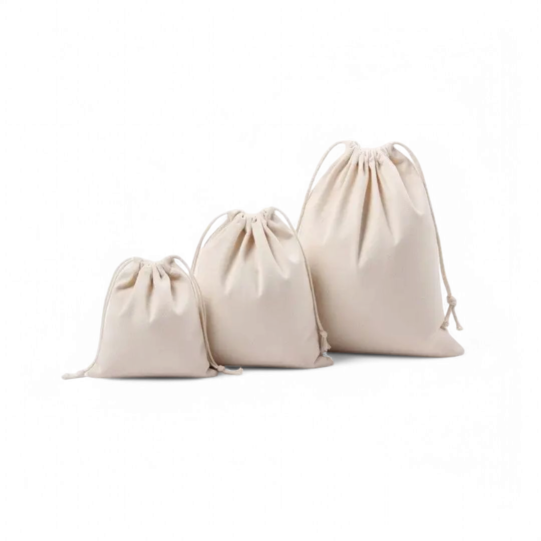 Polyester Drawstring Gift Bag - Per Pack: Personalize with DTF Application