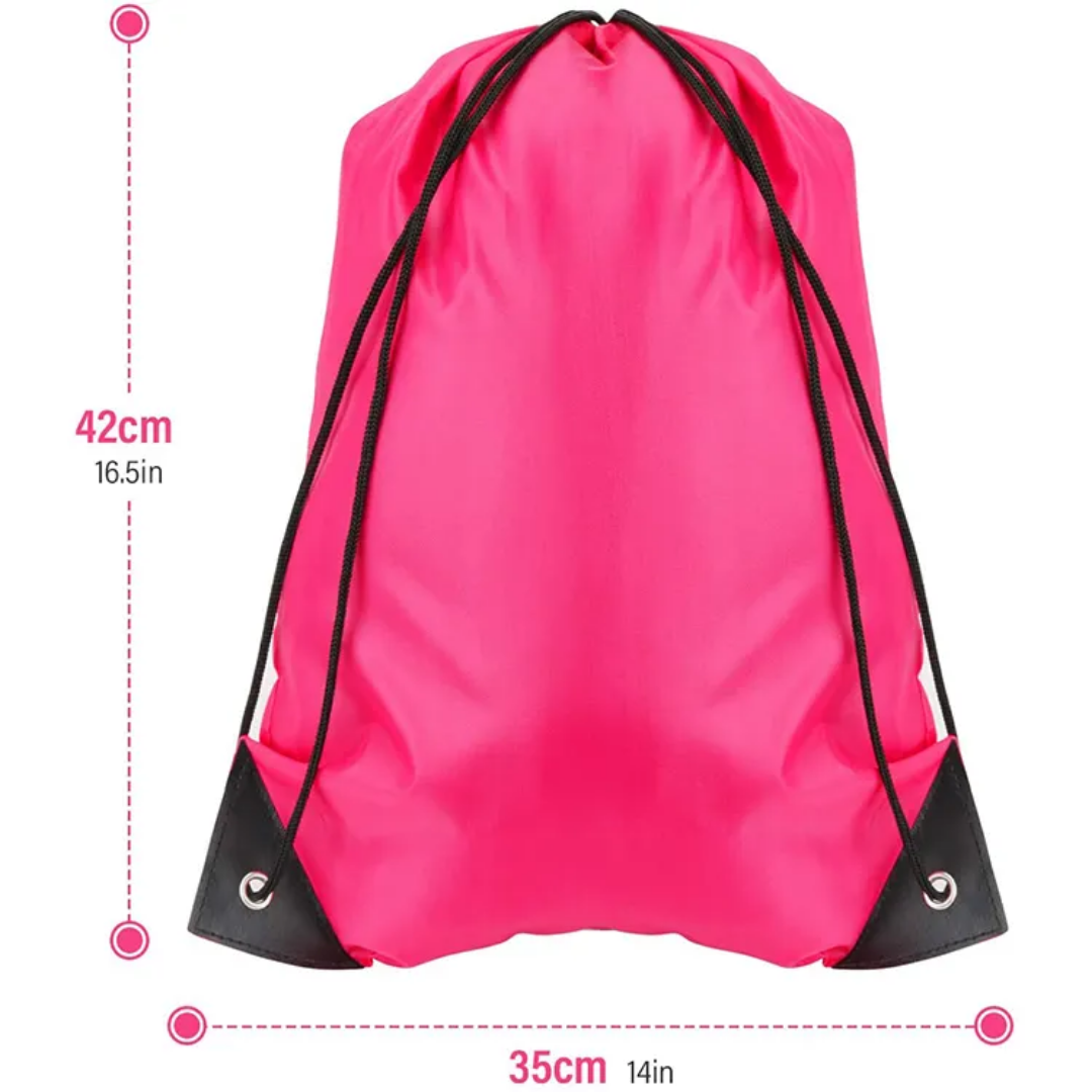 210D Drawstring Bag: Personalize with DTF Application