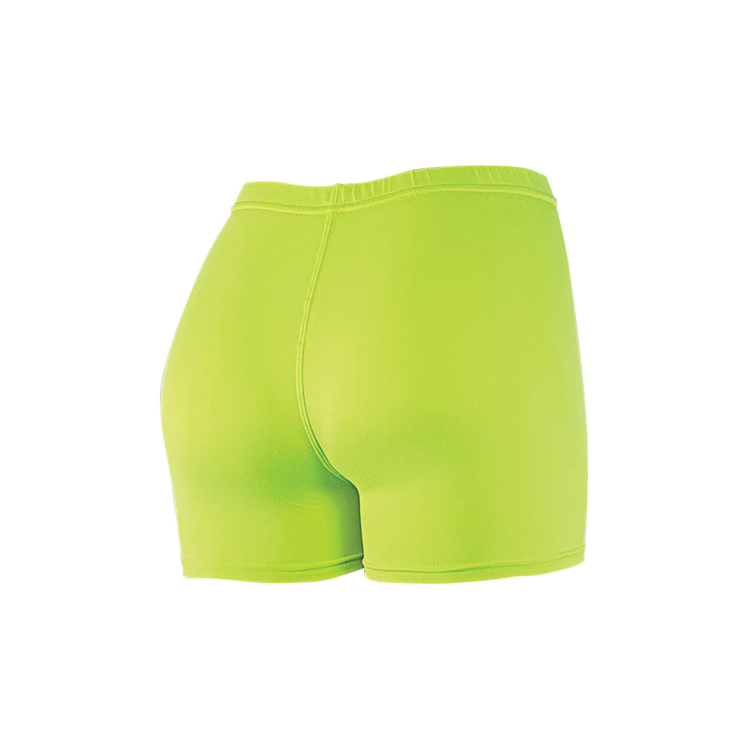 Luminous yellow shorts - Soft light weight Shorts with elastic waistband