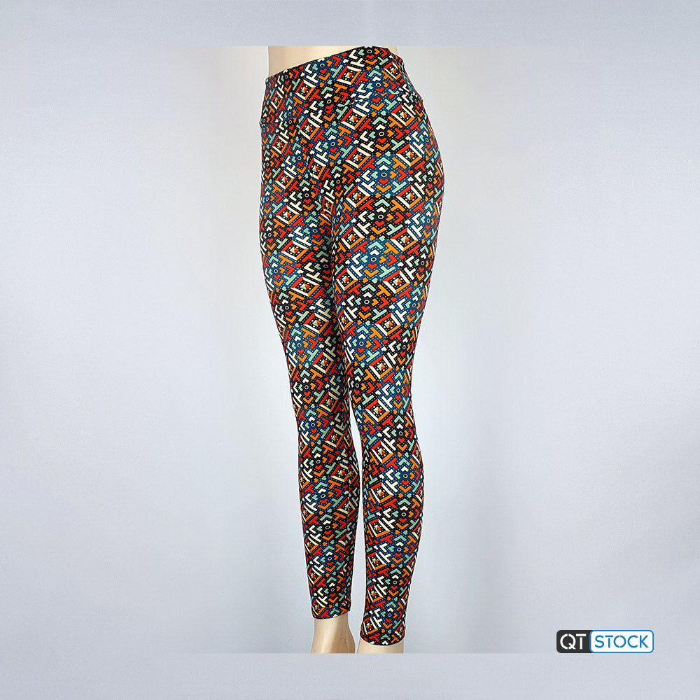 LulaRoe OS Leggings 110 Geometric