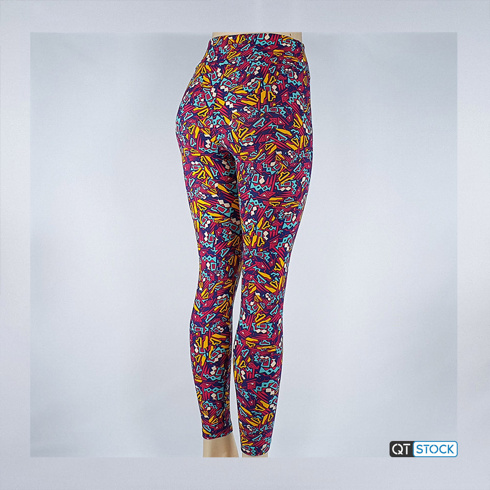 LulaRoe OS Leggings 082 Psychedelic