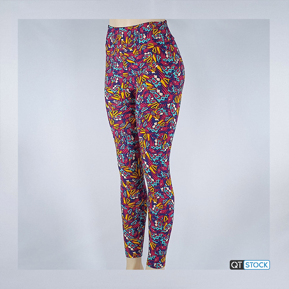 LulaRoe OS Leggings 082 Psychedelic