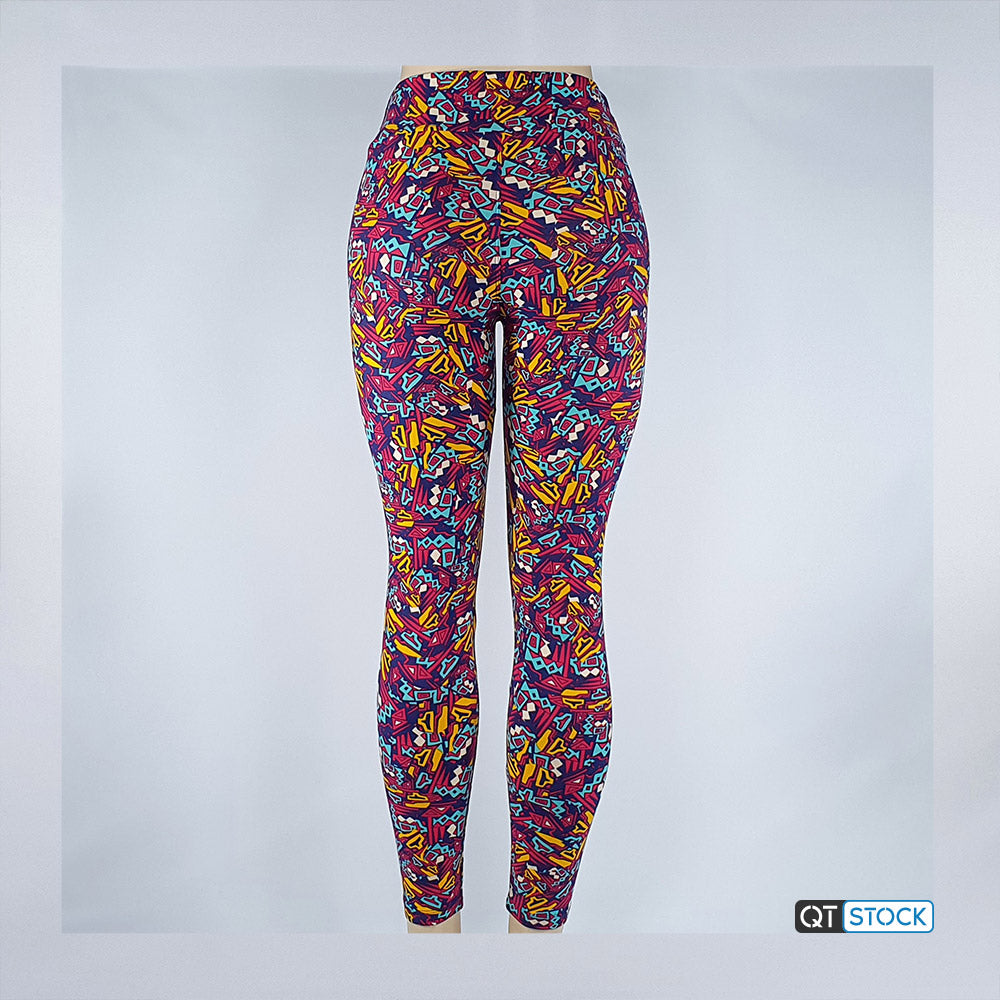 LulaRoe OS Leggings 082 Psychedelic