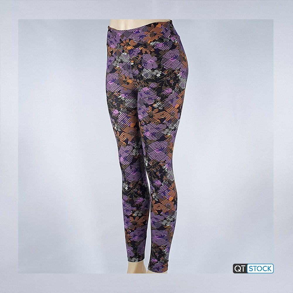 LulaRoe OS Leggings 088 Floral Geometric