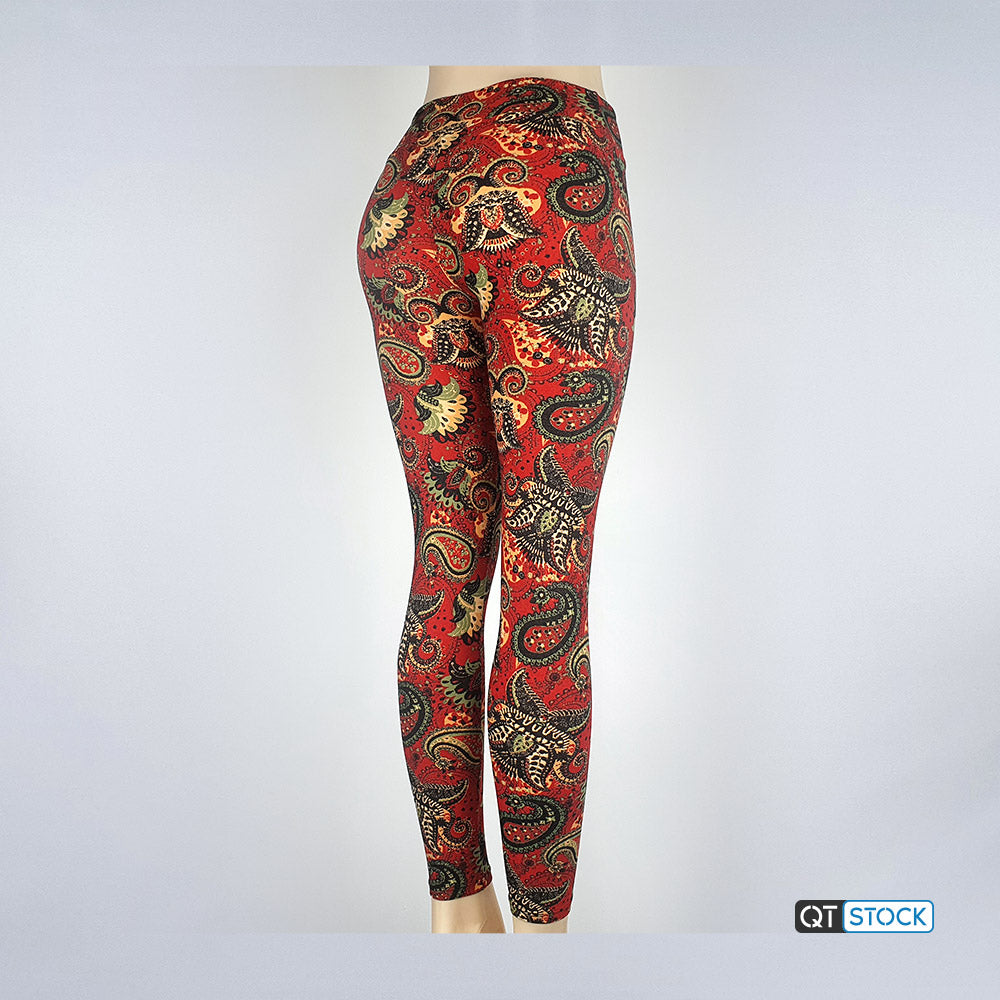 LulaRoe OS Leggings 154 Paisley