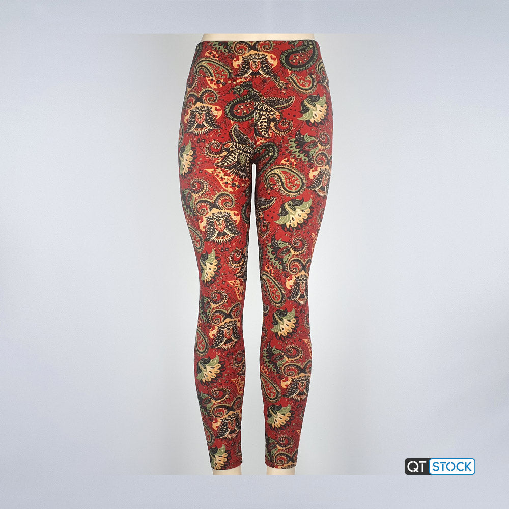 LulaRoe OS Leggings 154 Paisley