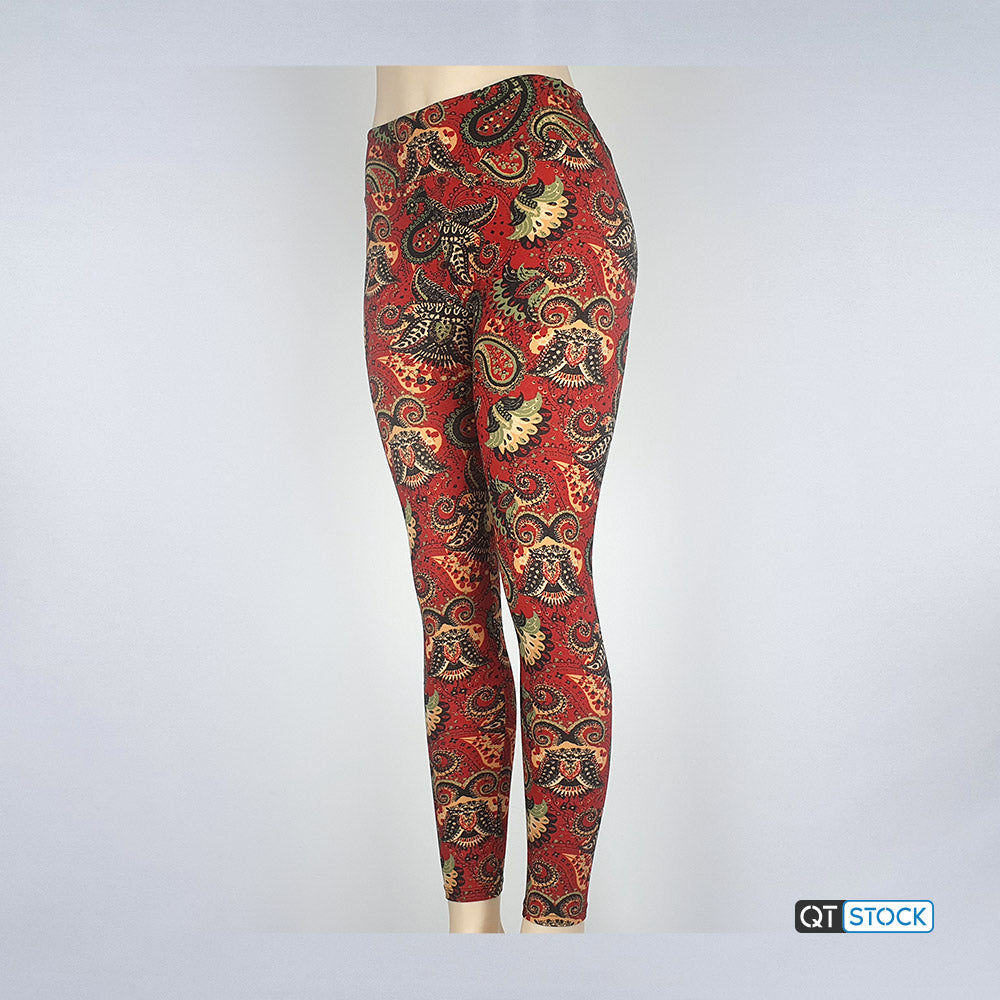 LulaRoe OS Leggings 154 Paisley