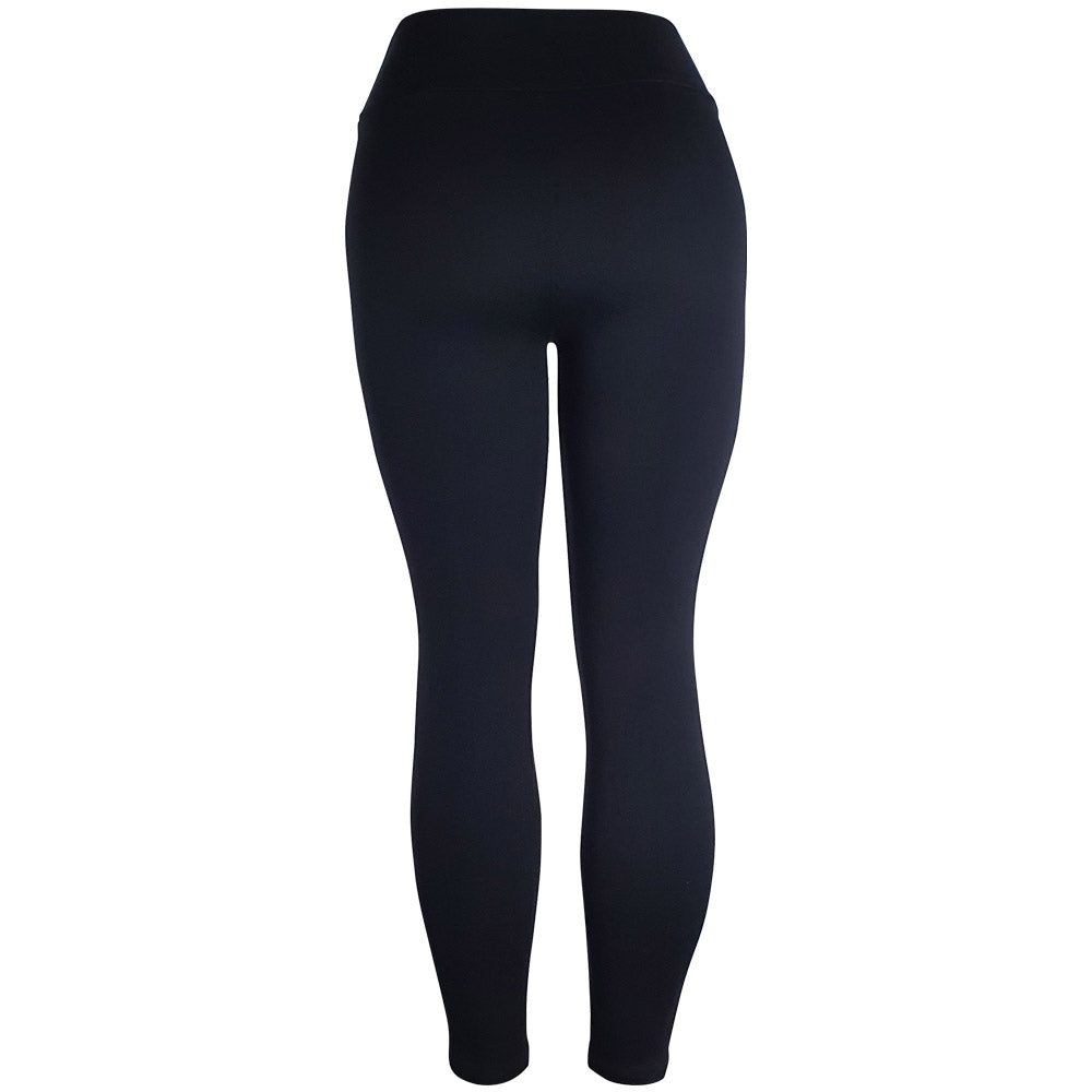 Black Yoga Leggings with high waist - QT Stock