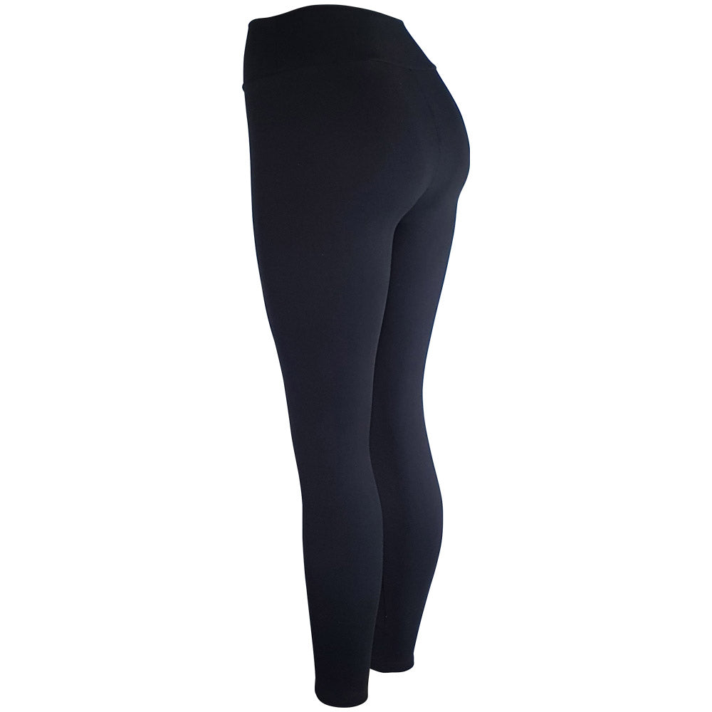 Black Yoga Leggings with high waist - QT Stock