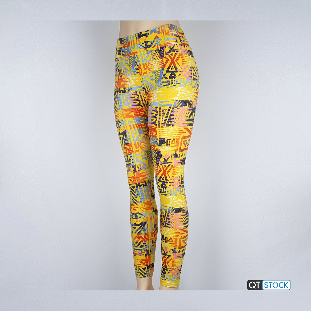 LulaRoe OS Leggings 135 Geometric Tribal