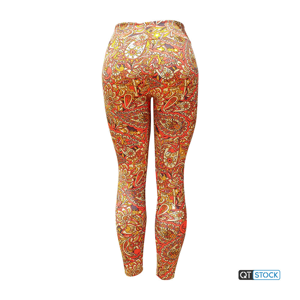 LulaRoe OS Leggings 043 Paisley floral