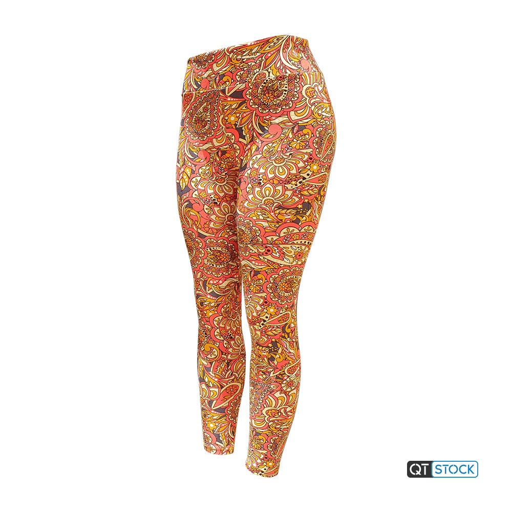 LulaRoe OS Leggings 043 Paisley floral