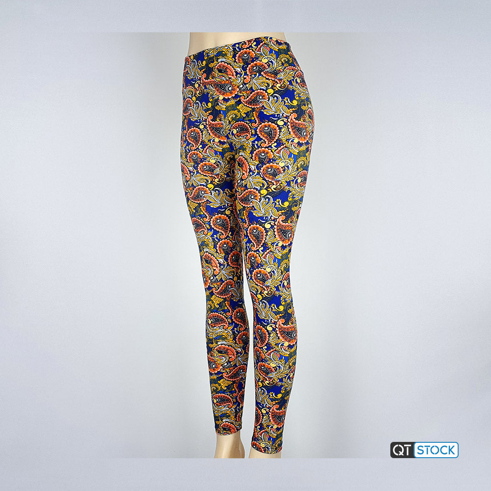 LulaRoe OS Leggings 141 Paisley