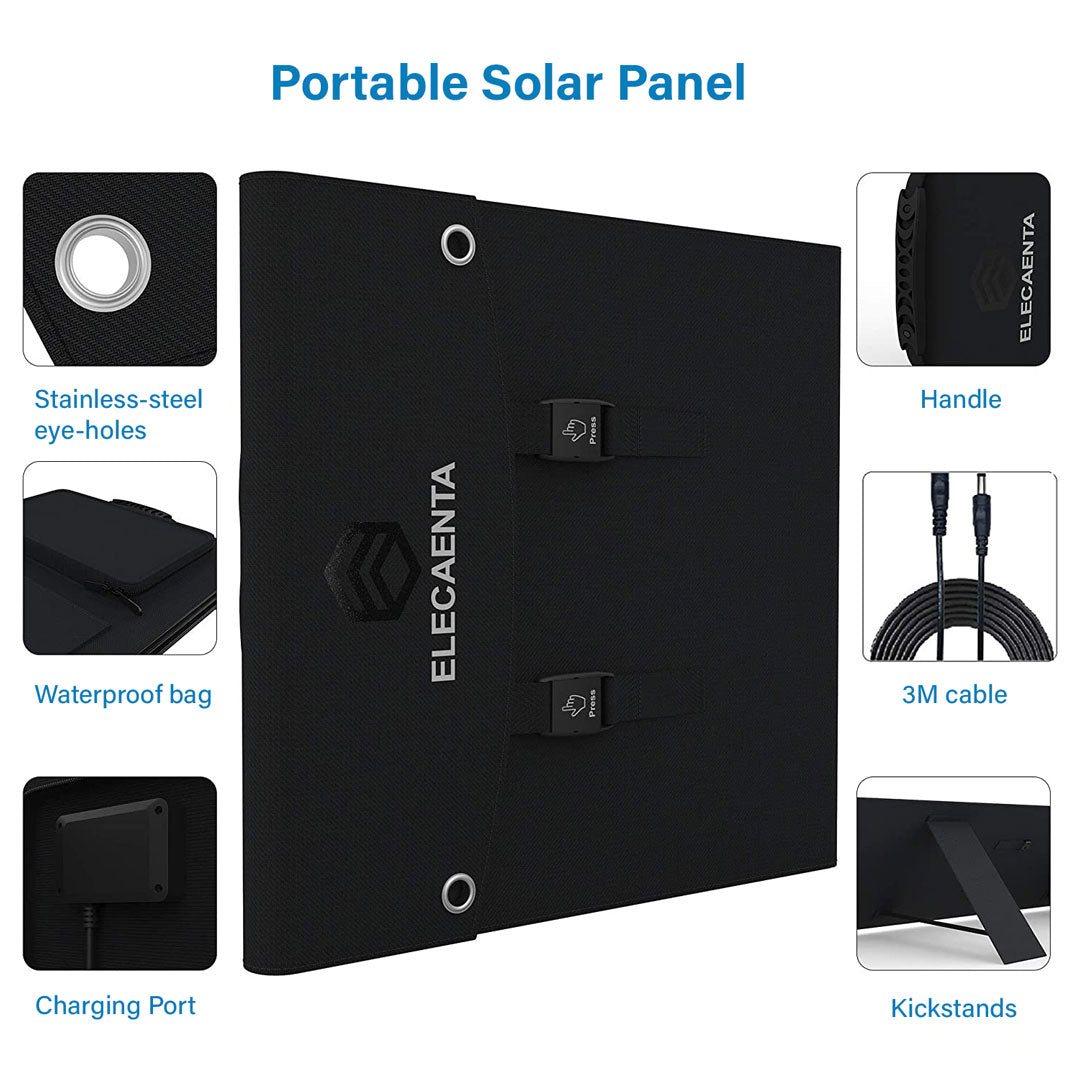 Portable solar panel LFSC 60W Elecaenta