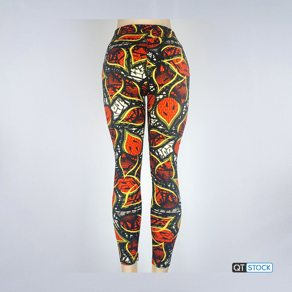 LulaRoe OS Leggings 074 Abstract Leaf
