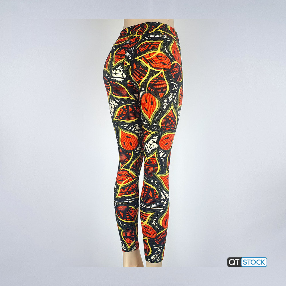 LulaRoe OS Leggings 074 Abstract Leaf