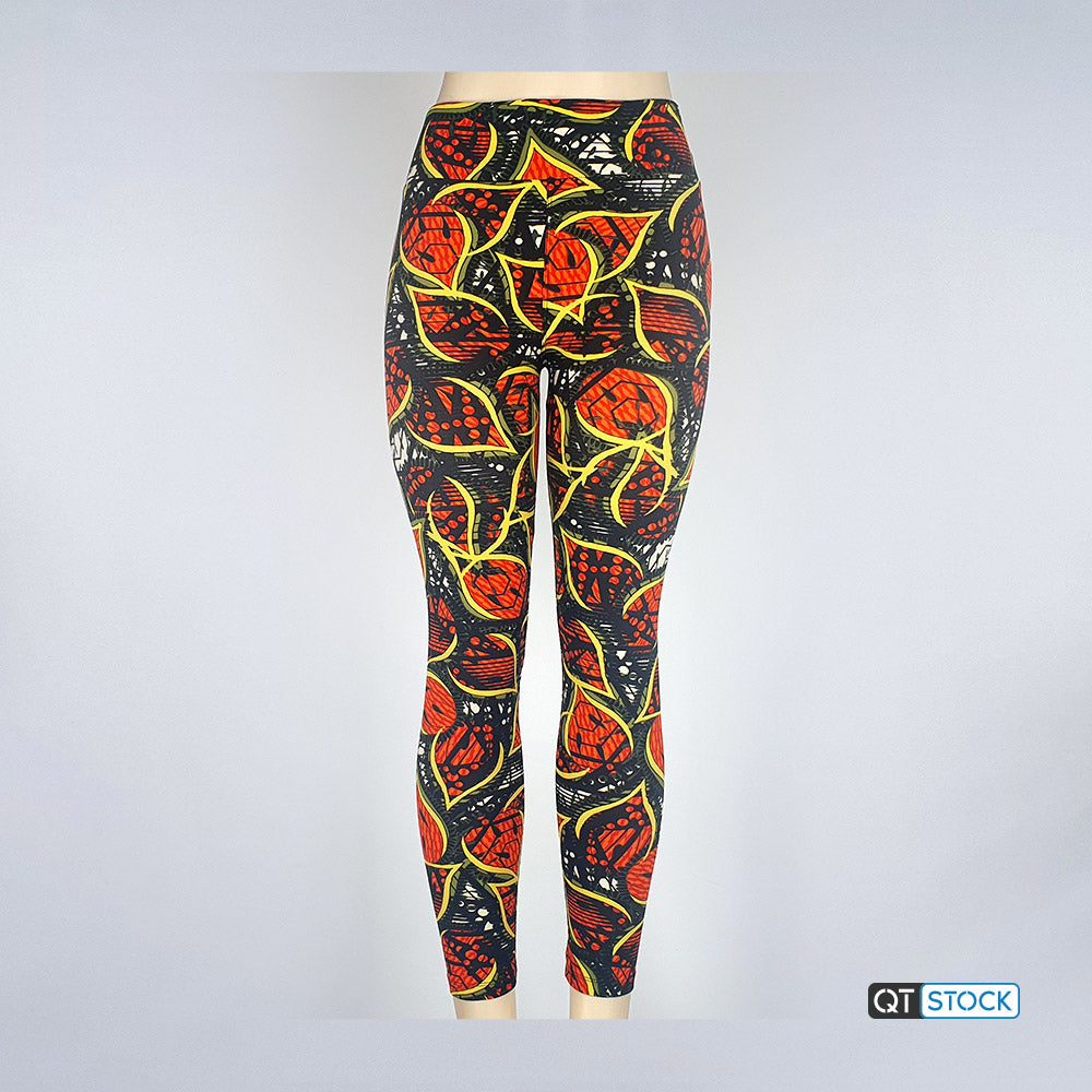 LulaRoe OS Leggings 074 Abstract Leaf