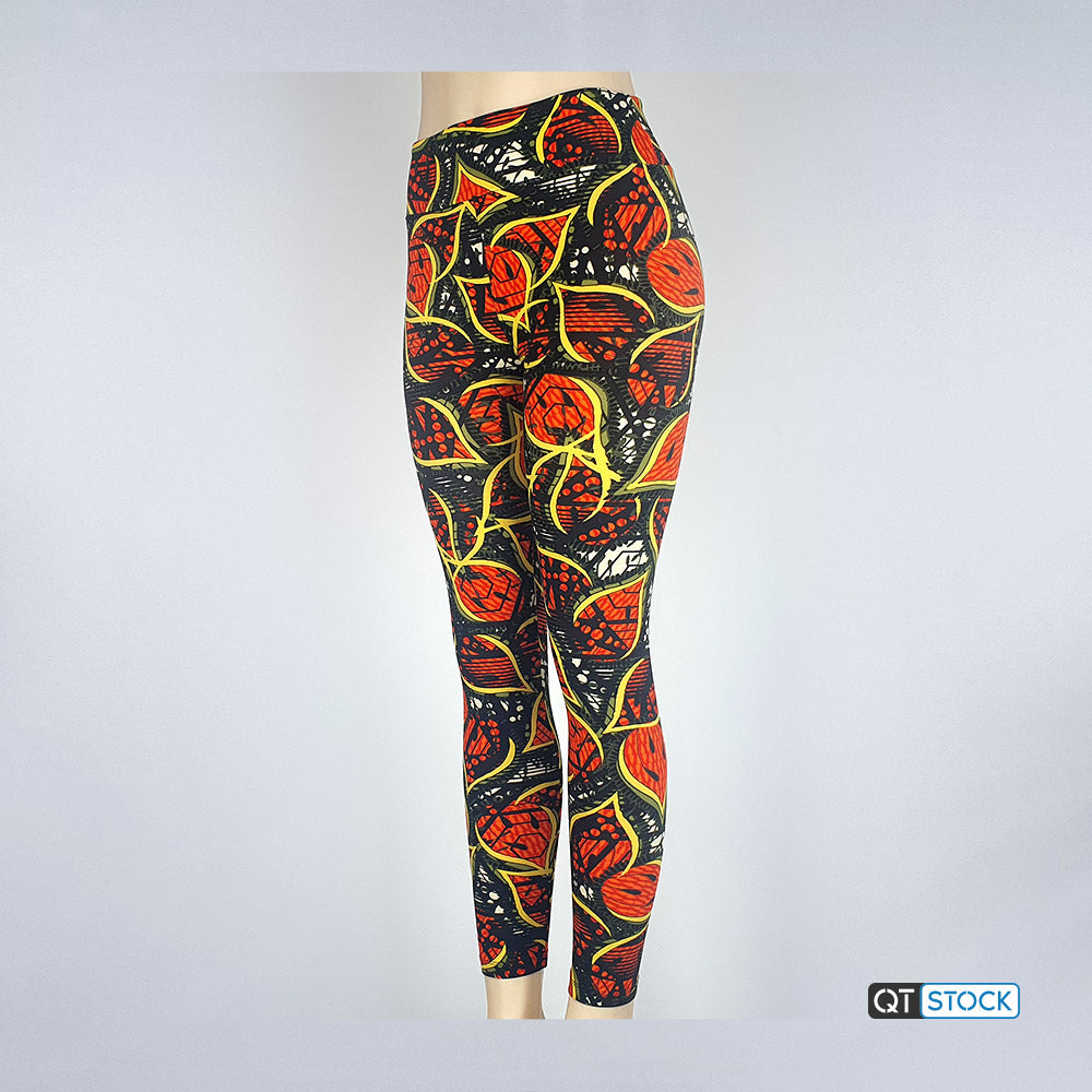 LulaRoe OS Leggings 074 Abstract Leaf