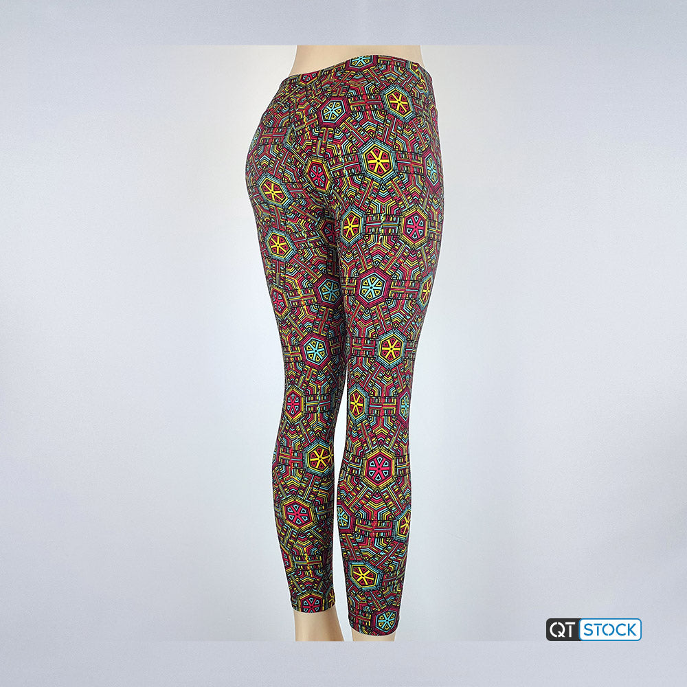 LulaRoe OS Leggings 085 Geometric