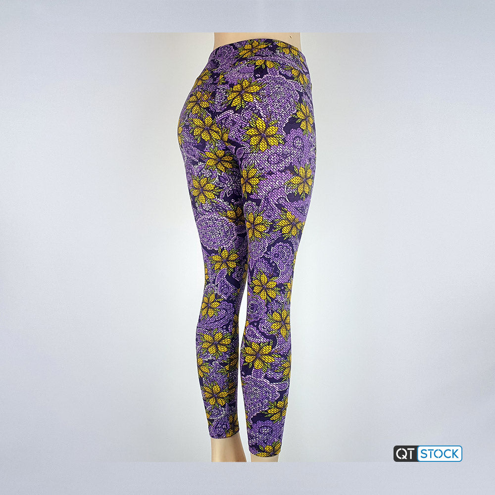 LulaRoe OS Leggings 064 Floral Paisley