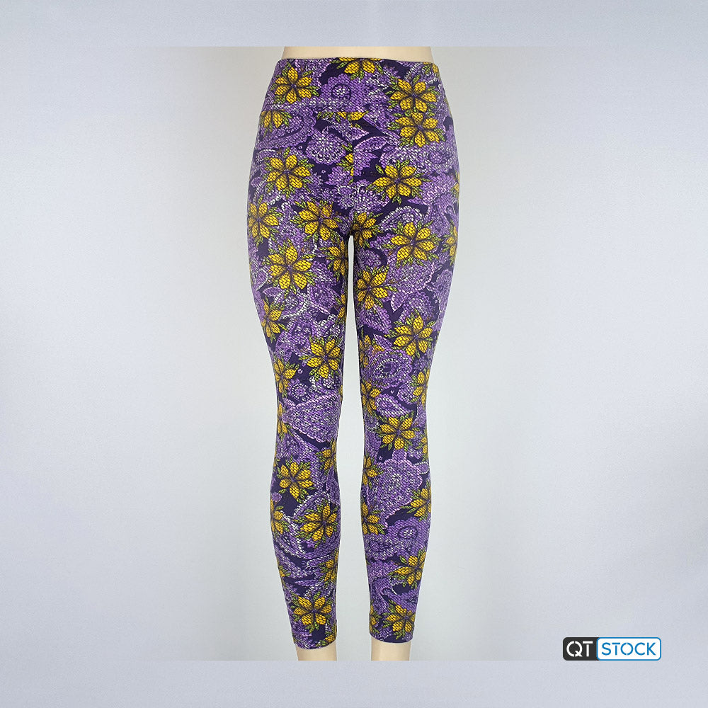 LulaRoe OS Leggings 064 Floral Paisley