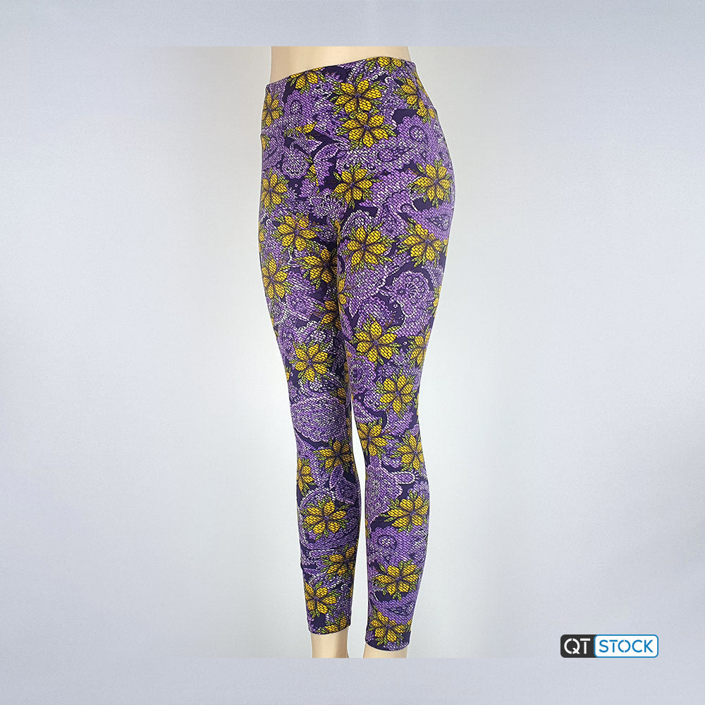 LulaRoe OS Leggings 064 Floral Paisley