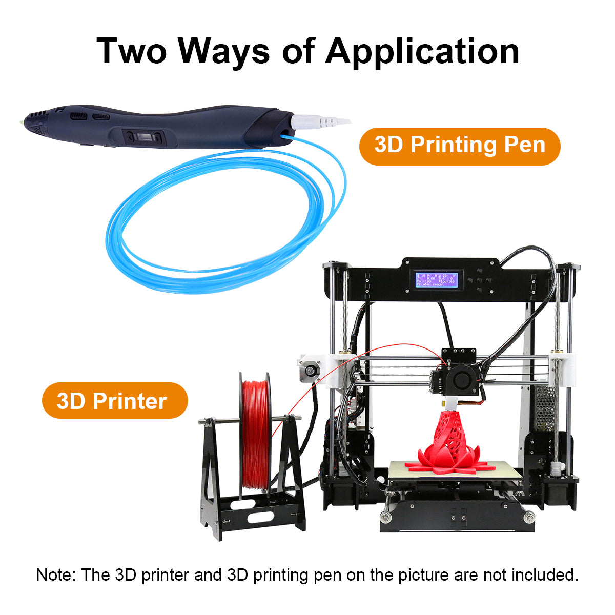 1kg Spool PLA Filament 1.75mm diameter for 3D Printers No mess no Clogging printing consumables Yellow