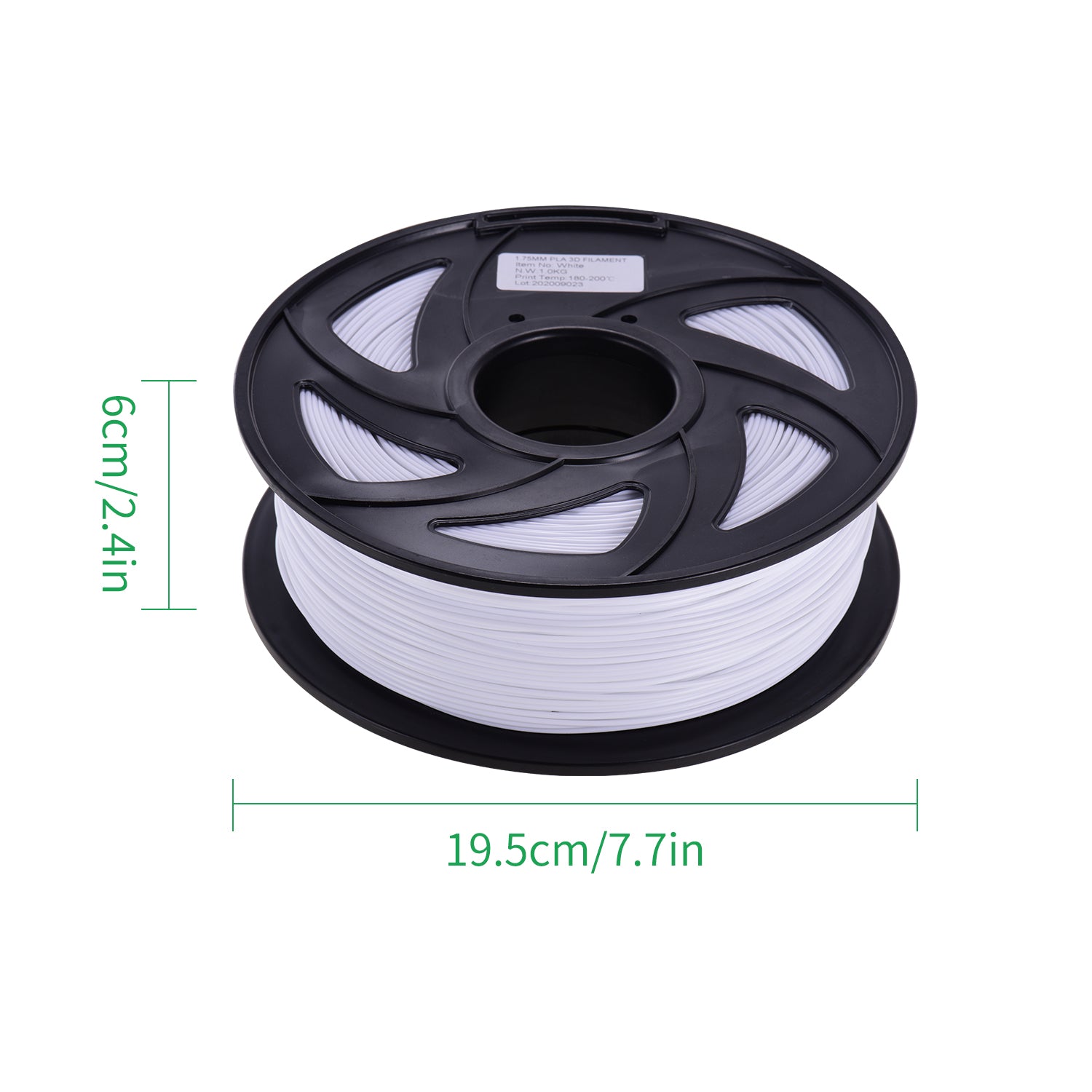 1kg Spool normal PLA Filament 1.75mm diameter printing consumables for most 3D Printers Grey Orange Light Purple Yellow