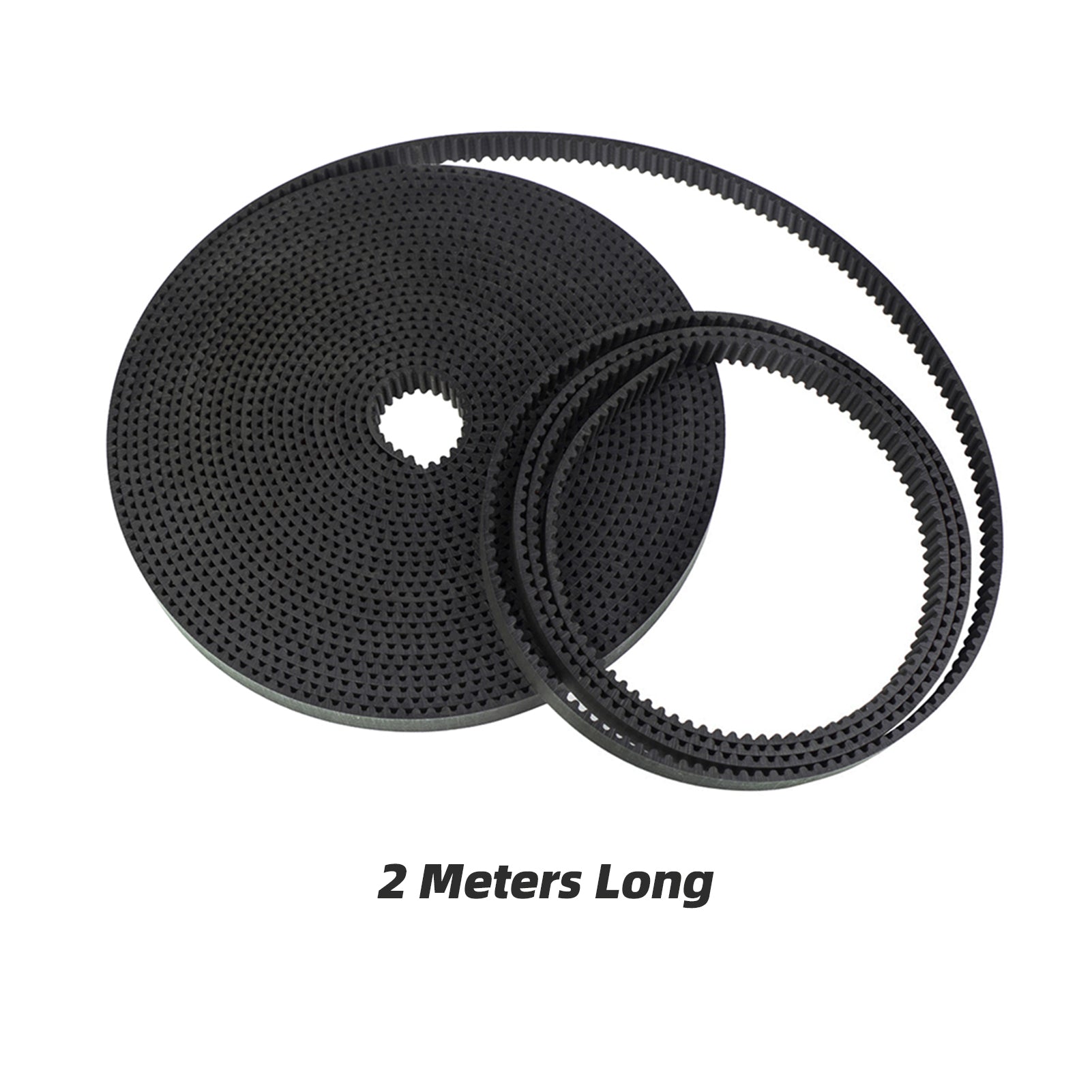 2 Meters GT2 Timing Belt 6mm Width with 5pcs GT2 20 Teeth Pulley Wheels 5mm Bore Allen Wrench for 3D Printer Accessories