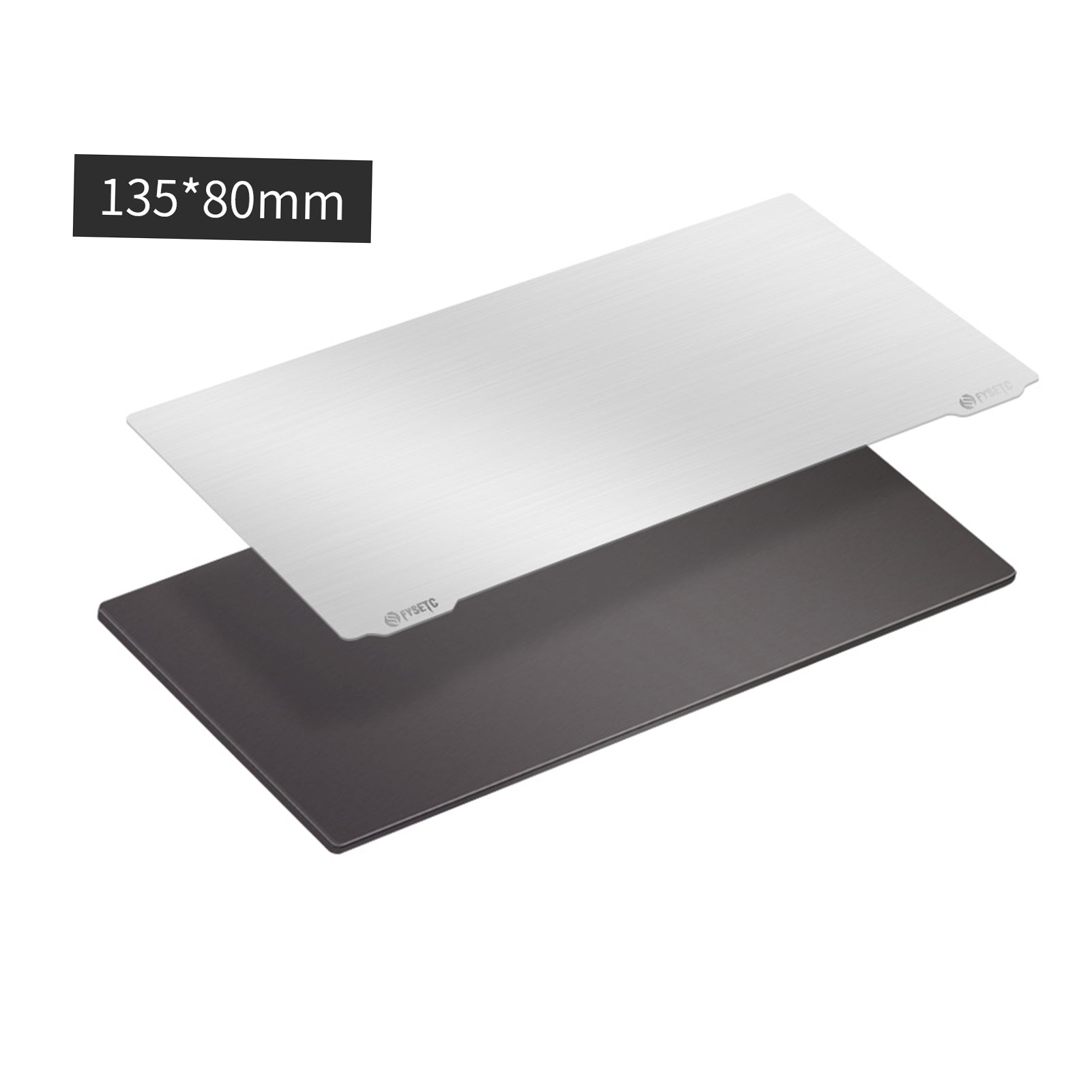 Resin 3D Printer Build Plate Flexible Spring Steel Plate build surface and Magnetic Base Sheet Sticker with Adhesive 135 x 80mm