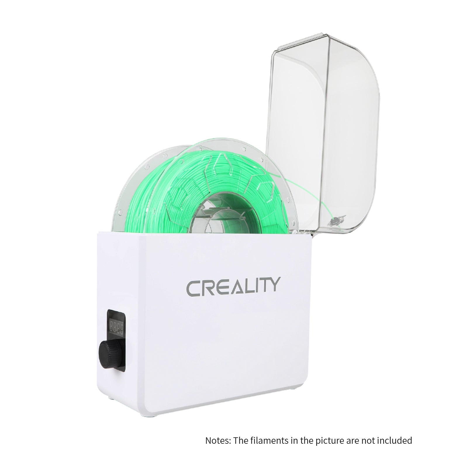 Creality 3D Printer Filament Dry Box - Printing Filament Dryer, Storage Box, Spool Holder, Time Adjustment, LCD Display, Dust-proof Moisture-proof for 1Kg Filament Printing Material Protection