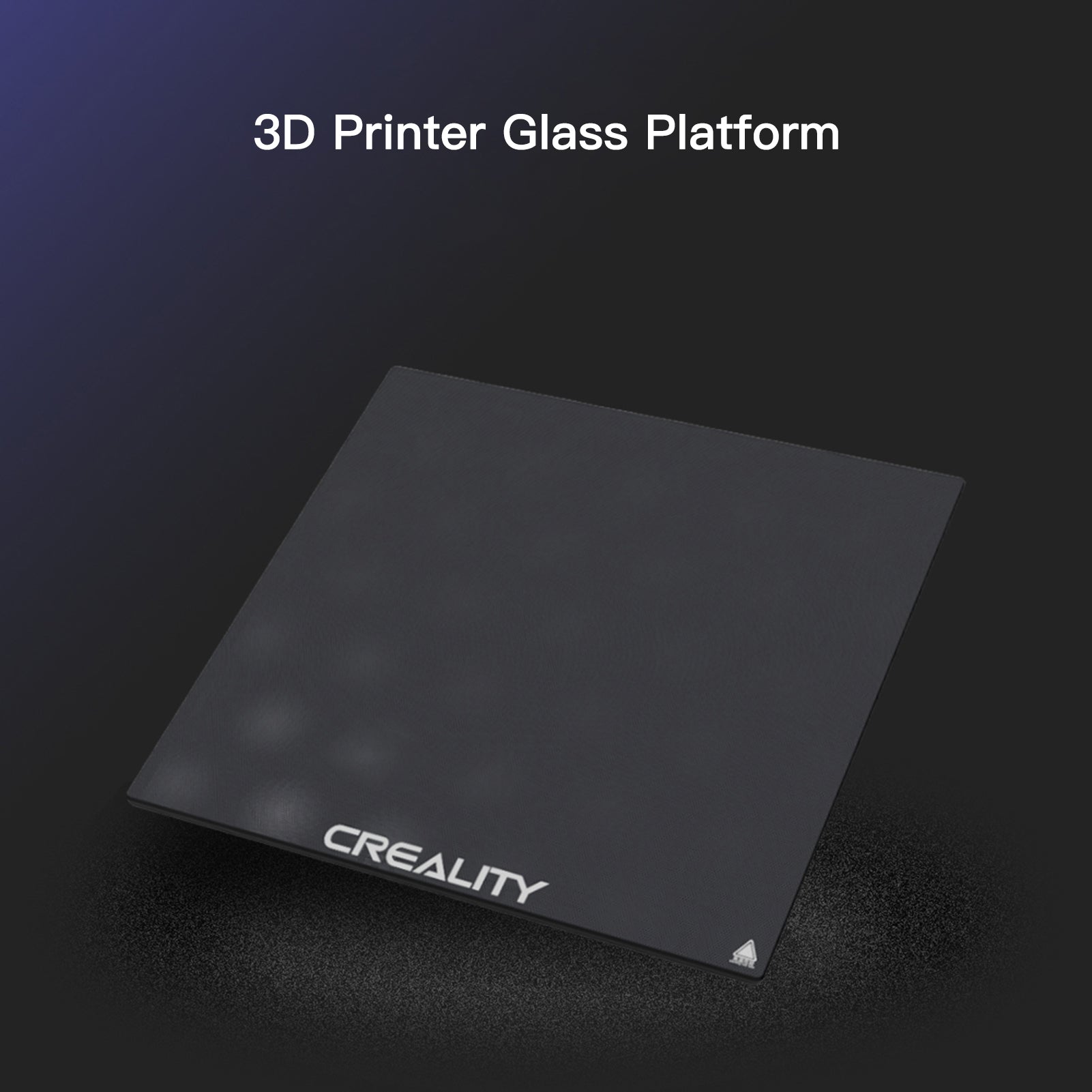 Creality Tempered Glass Bed for 3D Printer Platform Heated Plate Build Surface 310*310mm with 4pcs Glass Clip 4mm Ultrabase 3D Printer Accessories