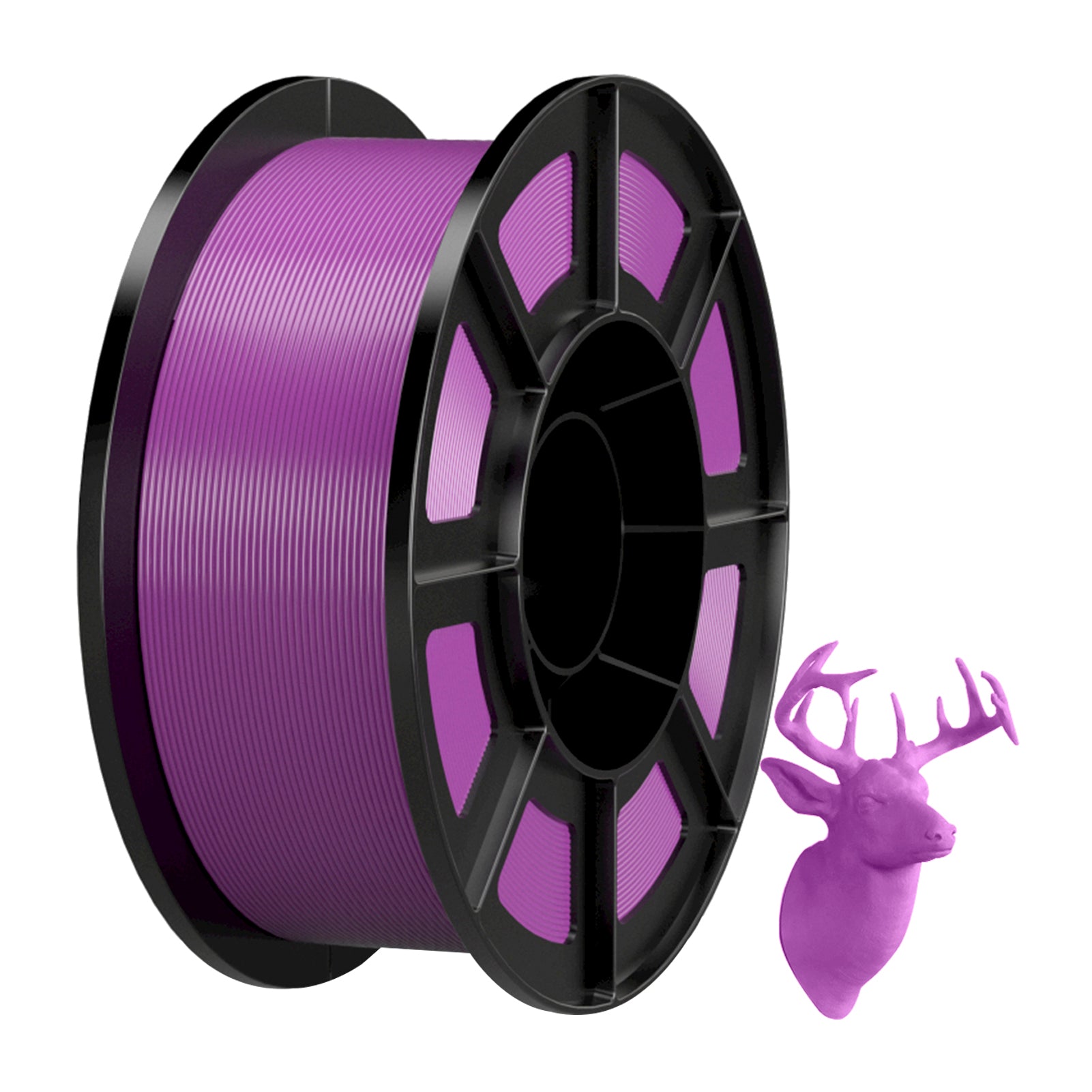 1 kg Spool PLA Filament 3D Printer Filament 1.75mm diameter PLA 3D Printing Material Consumables for Most FDM 3D Printer, Purple